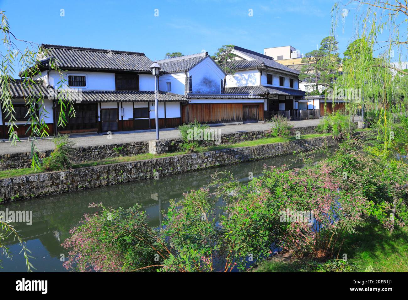 Kurashiki Bikan Historical Area in the morning Stock Photo