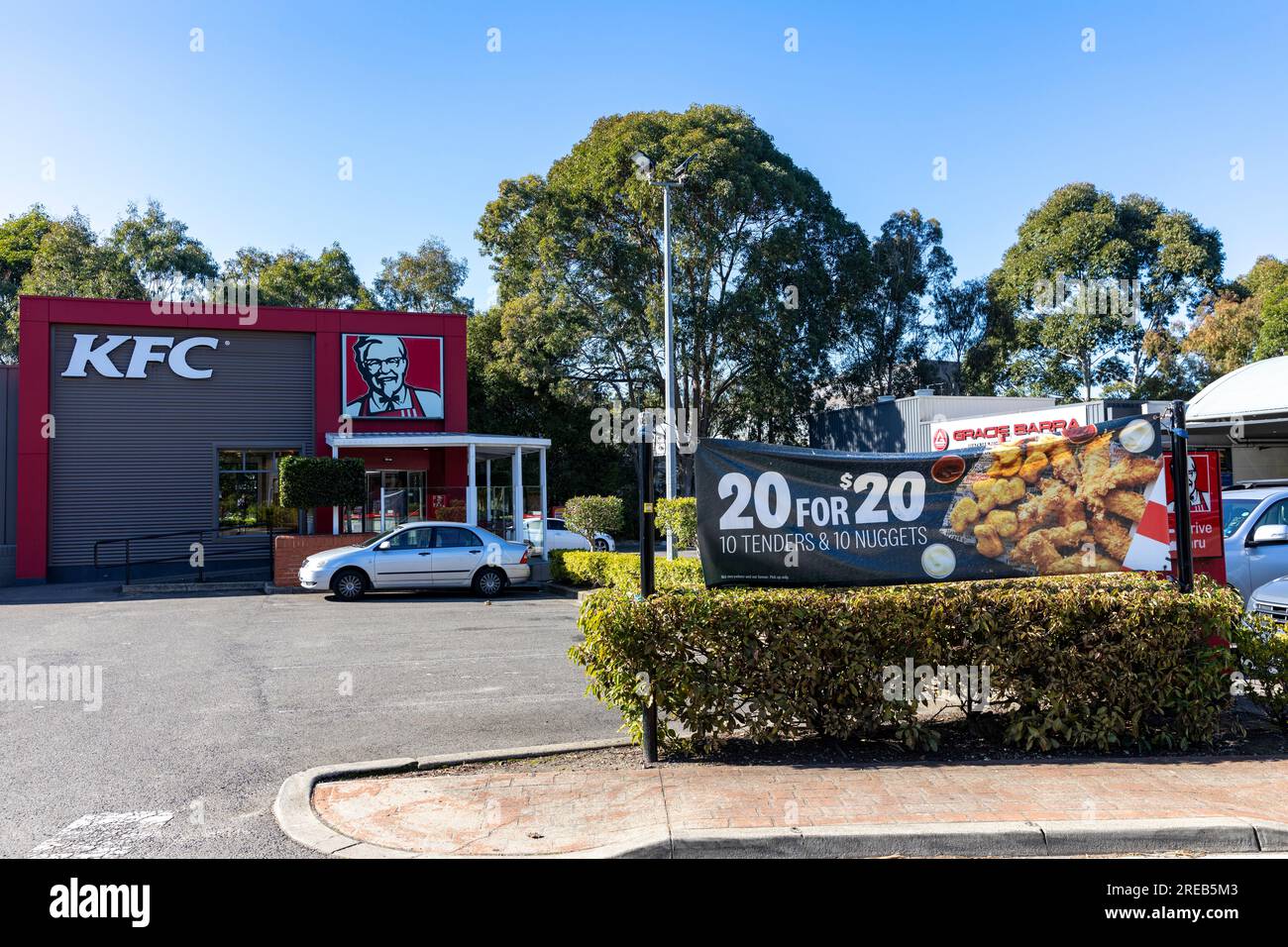 KFC Kentucky fried chicken takeaway food restaurant in Warriewood