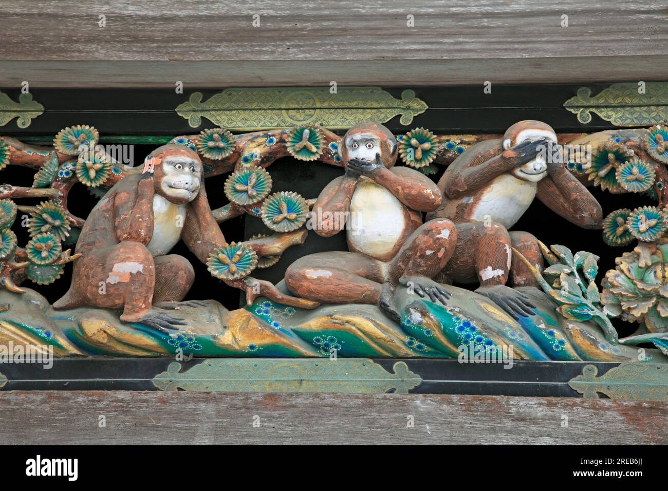 Three wise monkeys no evil hi-res stock photography and