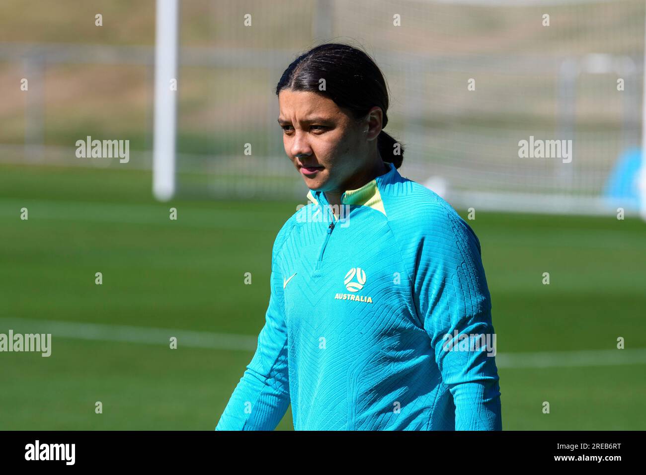 Perry Park, Brisbane - July 26 2023: Australia's Sam Kerr during a