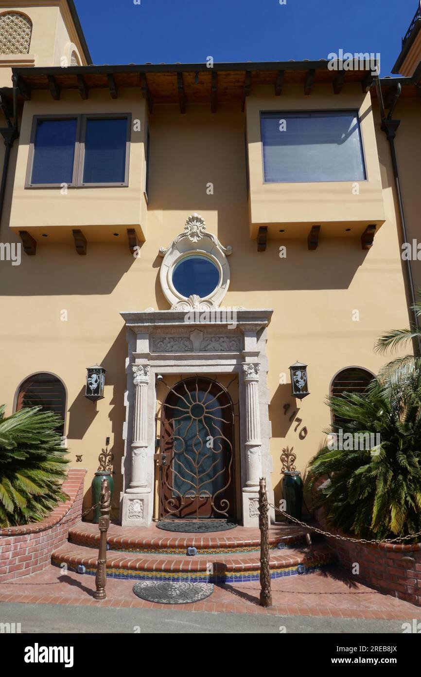 Los Angeles, California, USA 26th July 2023 Three Stooges Comedian Moe Howard Former home/house