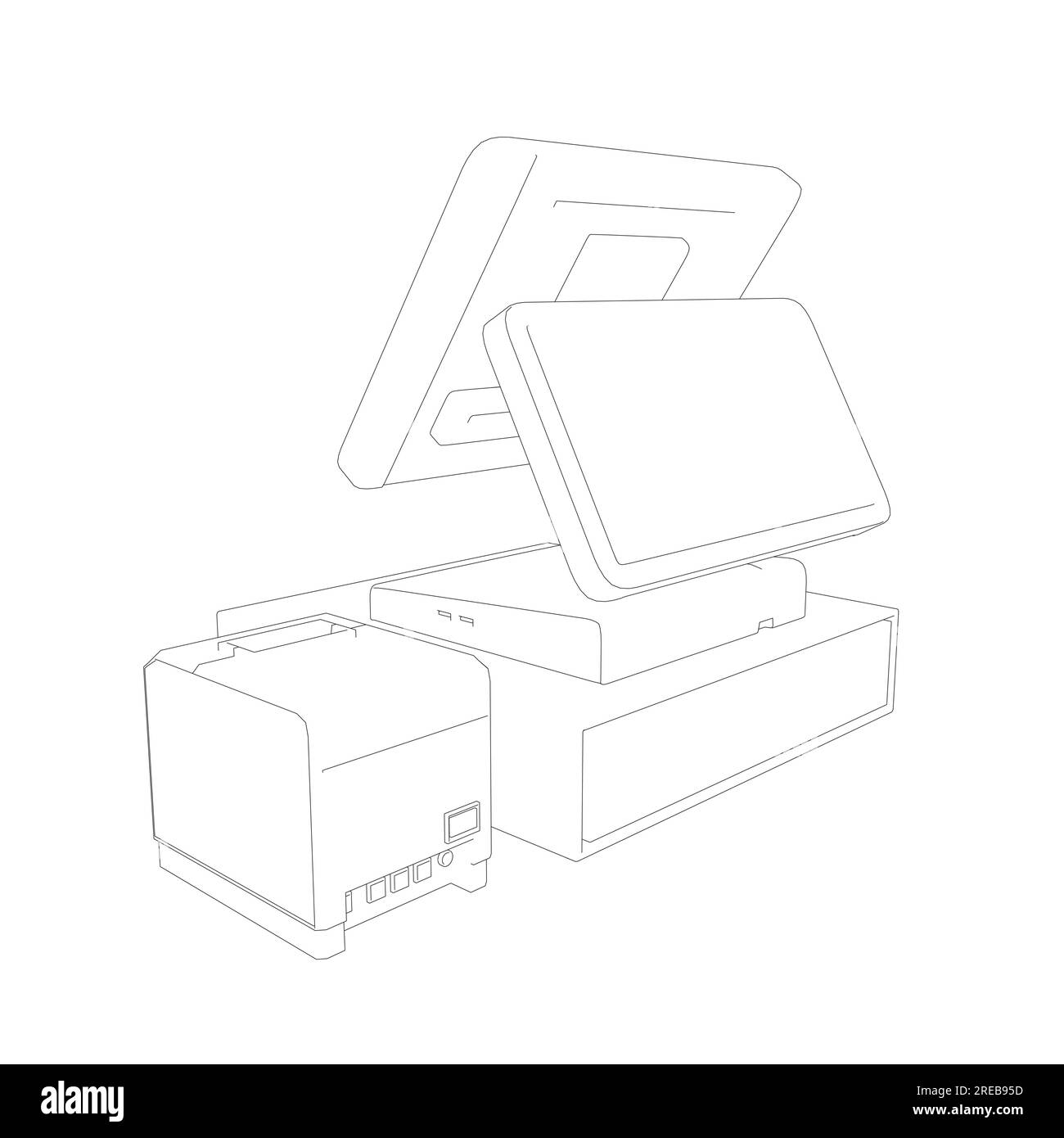 Shopping receipts calculator Black and White Stock Photos & Images Alamy