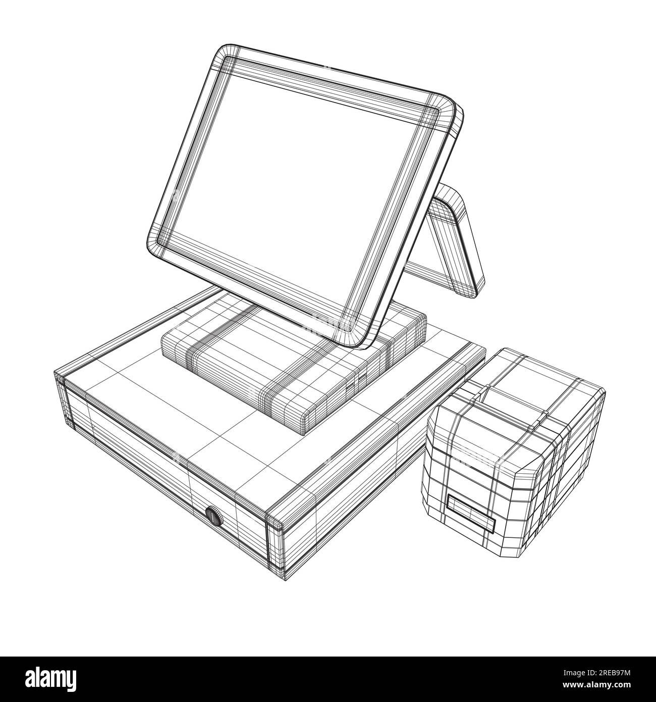 Shopping receipts calculator Black and White Stock Photos & Images Alamy
