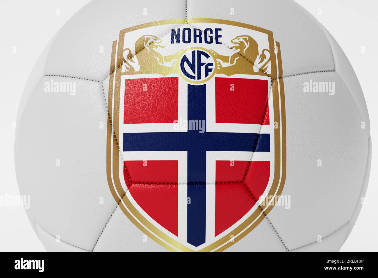 LONDON, UK July 2023 Norway national football team logo badge on a