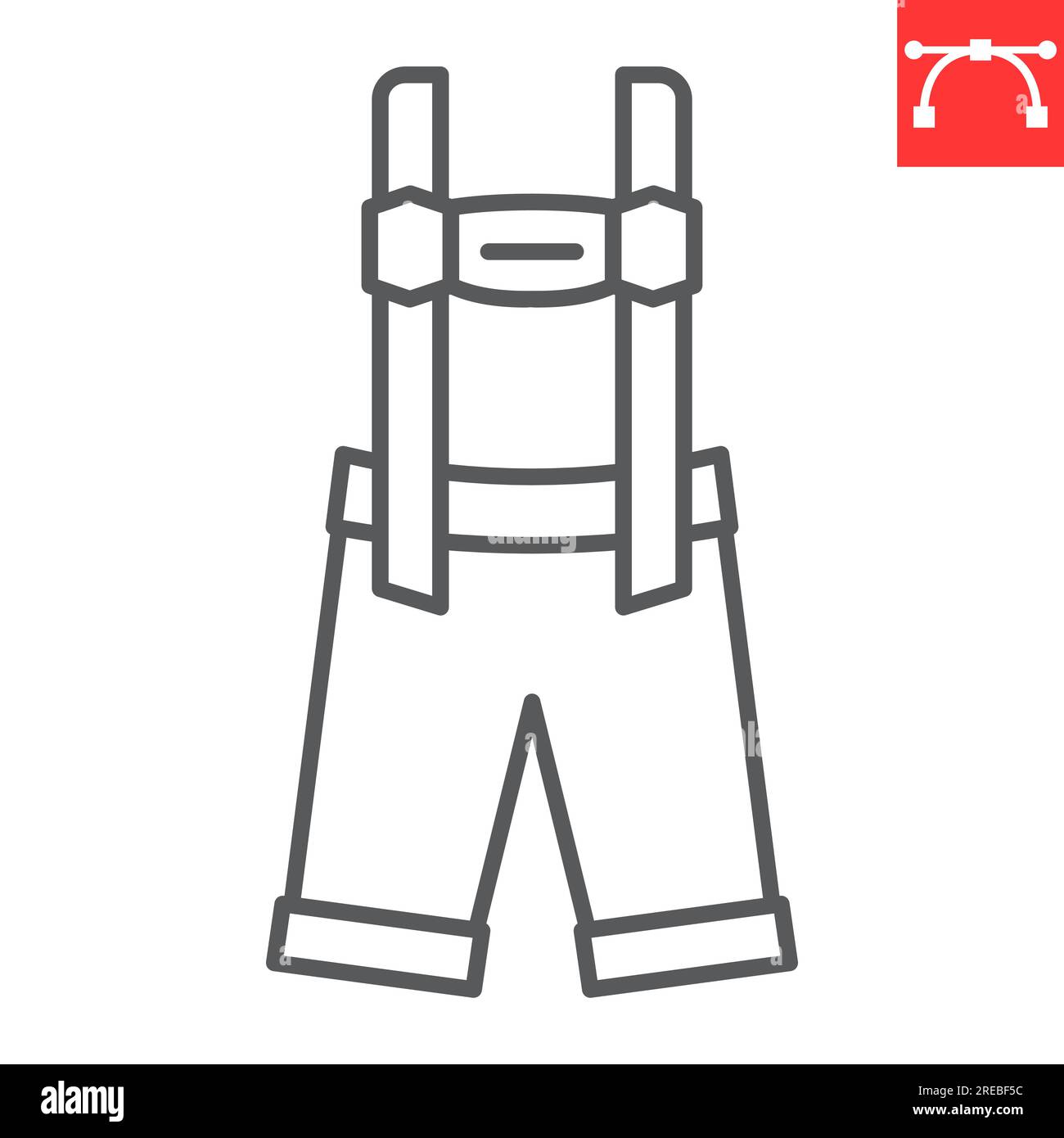 Lederhosen shorts Stock Vector Images - Alamy