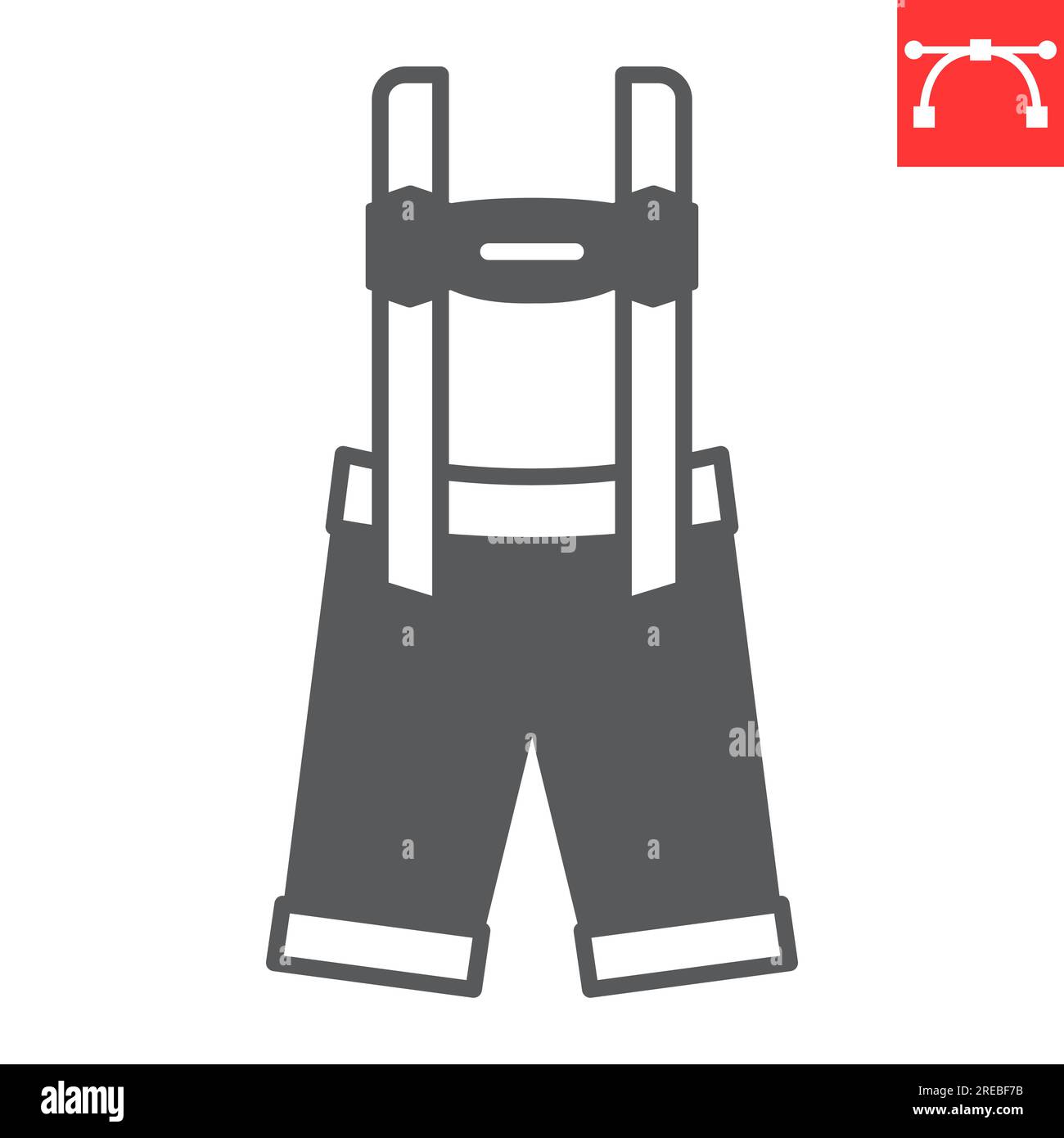 Lederhosen shorts Stock Vector Images - Alamy