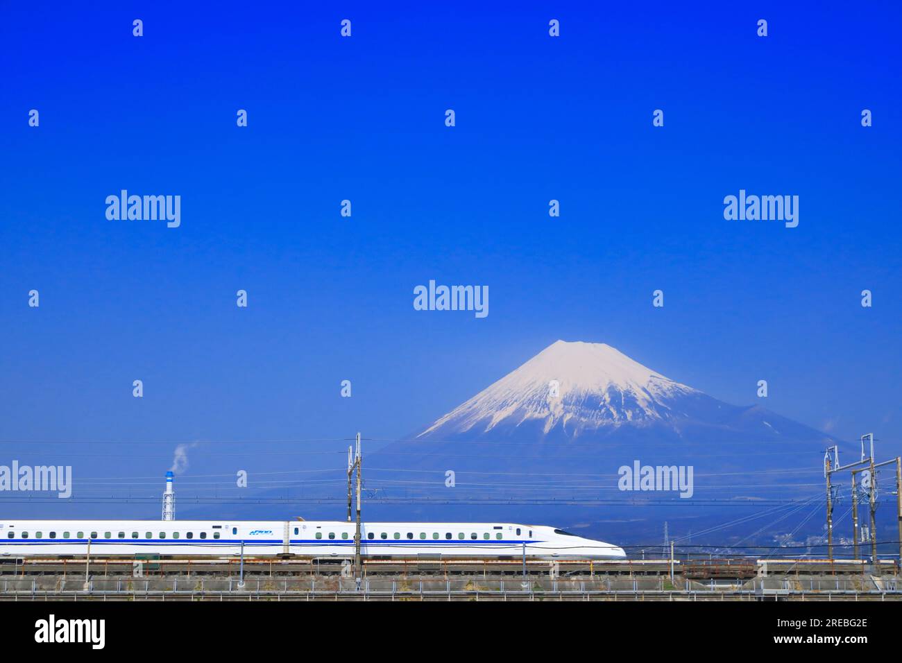 Fuji and Tokaido Shinkansen Stock Photo Alamy