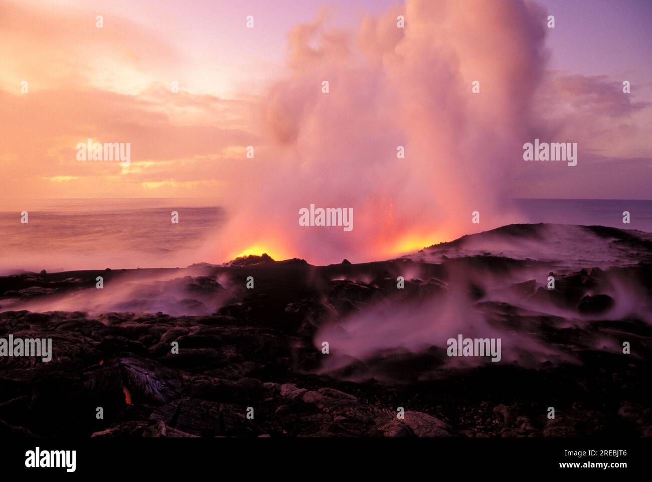 Lava flow from Kilauea, the worlds most active volcano Stock Photo Alamy