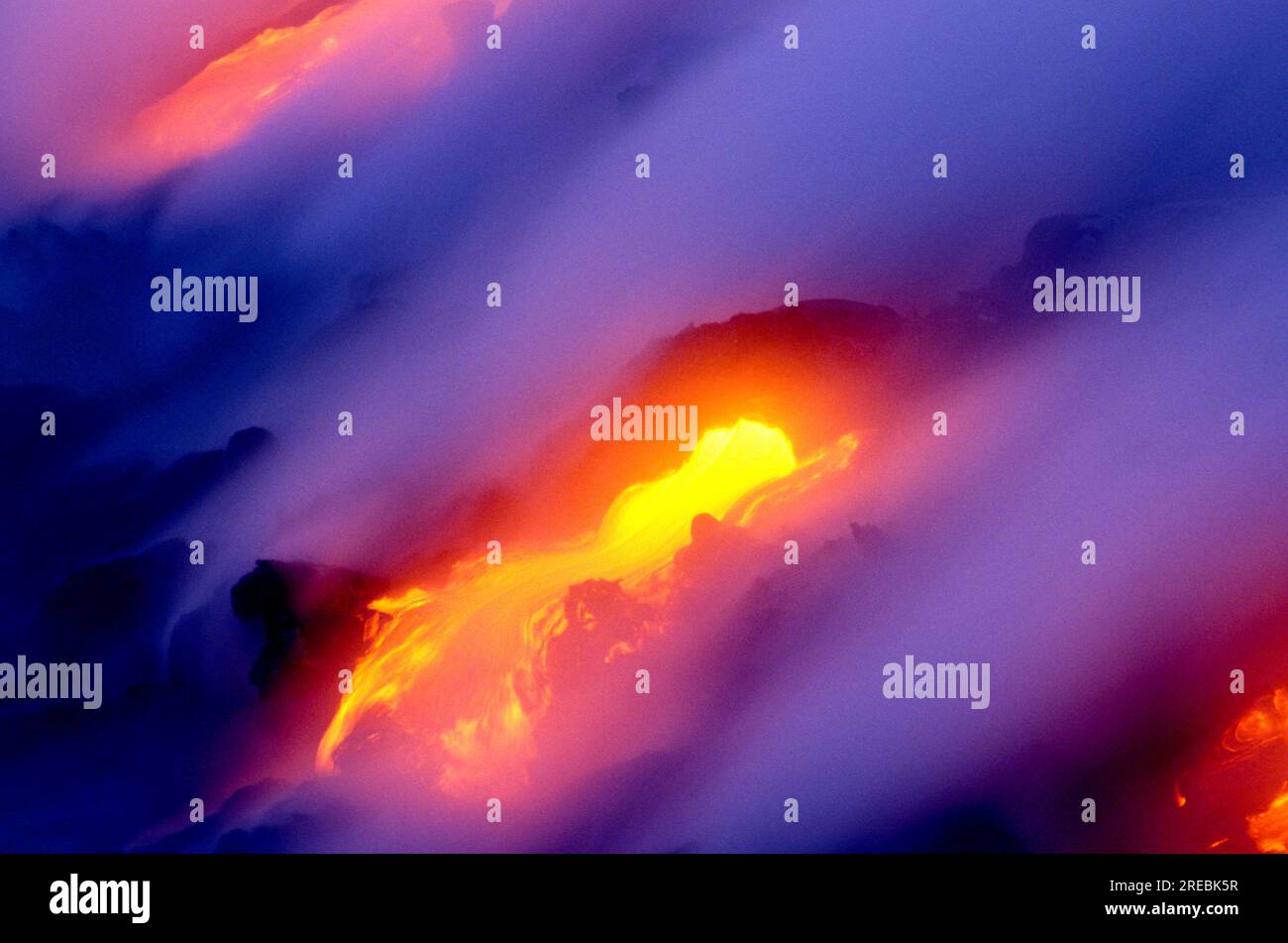 Lava flow from Kilauea, the worlds most active volcano Stock Photo Alamy