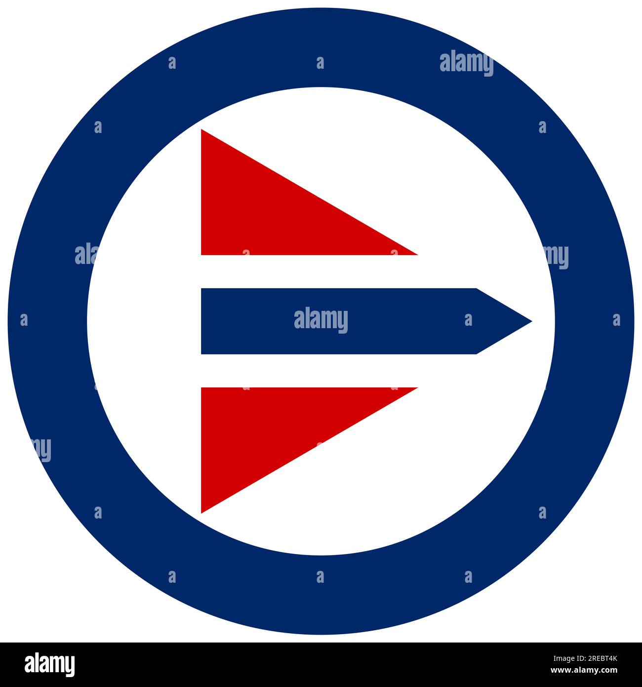 Norway Norwegian Air Force (RNAF) Roundel Vinyl Sticker – 100mm, Glossy Finish