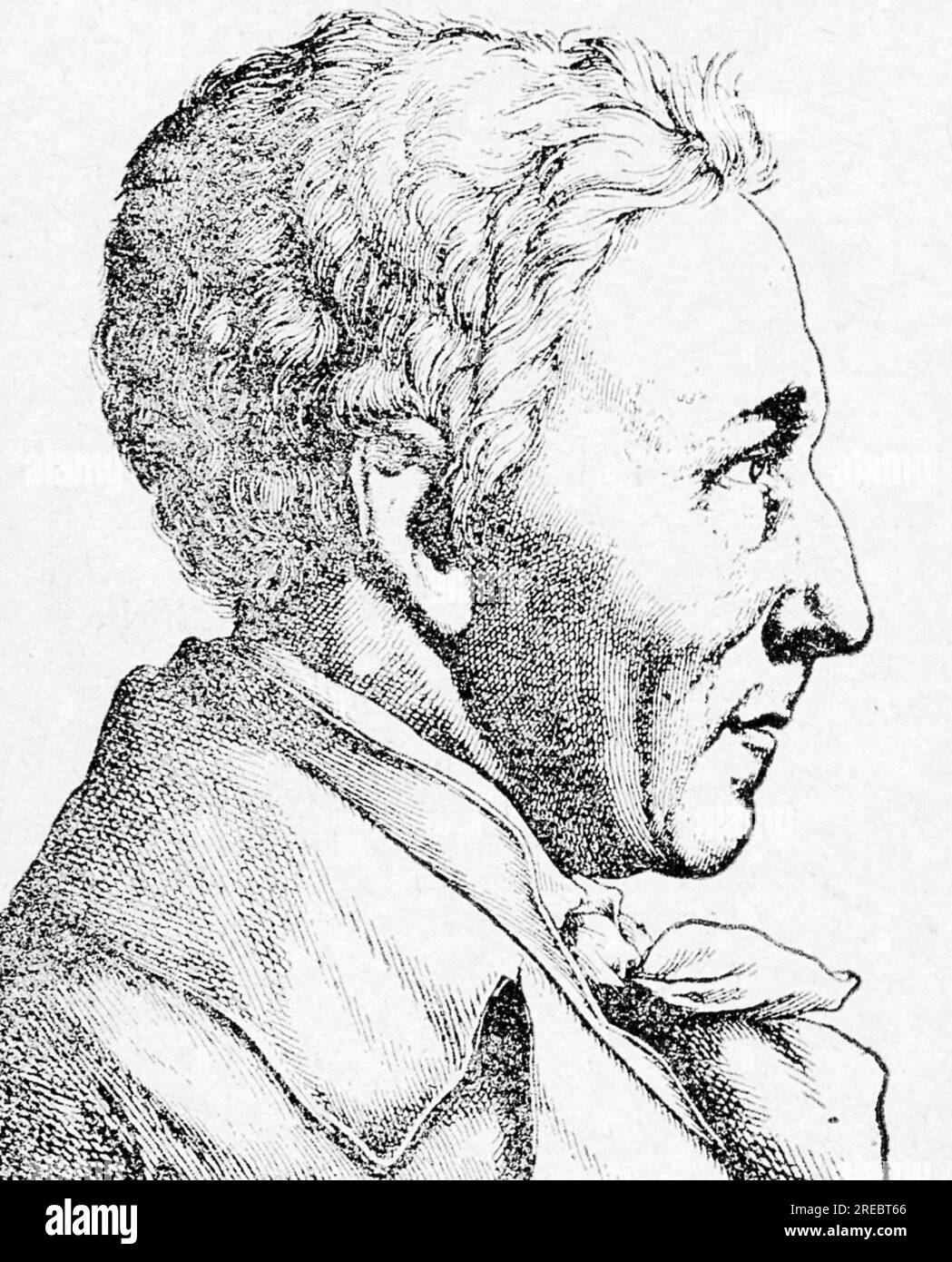 Thaer, Albrecht Daniel, 14.5.1752 - 26.10.1828, German physician and agriculturist, woodcut, ADDITIONAL-RIGHTS-CLEARANCE-INFO-NOT-AVAILABLE Stock Photo