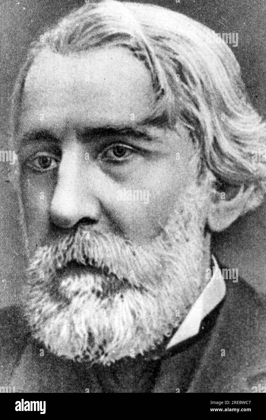 Turgenev, Ivan Sergeyevich, 9.11.1818 - 3.9.1883, Russian writer, circa 1875, ADDITIONAL-RIGHTS-CLEARANCE-INFO-NOT-AVAILABLE Stock Photo