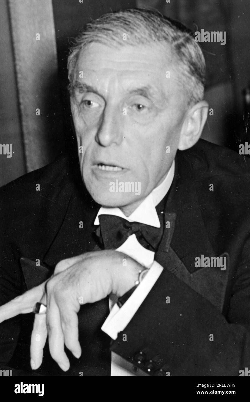 Tvardovsky, Fritz von, 9.7.1890 - 21.9.1970, German diplomat, ADDITIONAL-RIGHTS-CLEARANCE-INFO-NOT-AVAILABLE Stock Photo