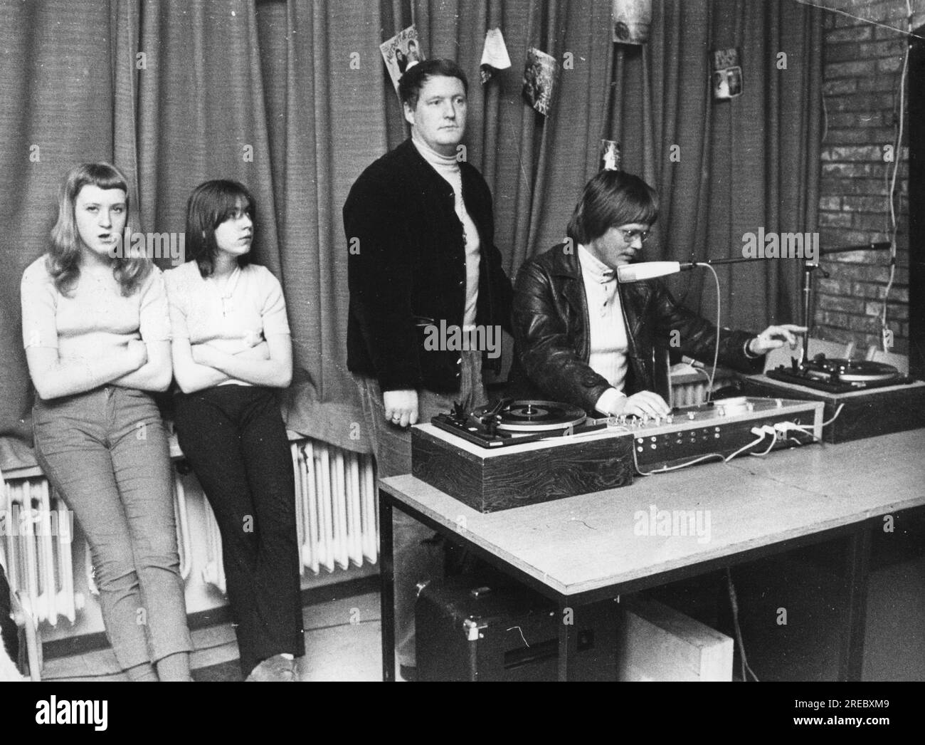 German rocker Black and White Stock Photos & Images - Alamy