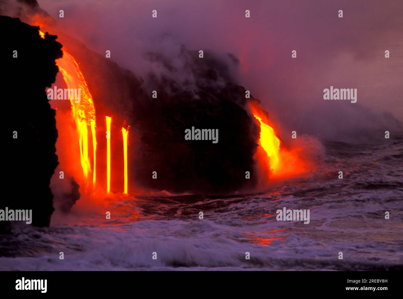 Lava flow from Kilauea, the worlds most active volcano Stock Photo Alamy