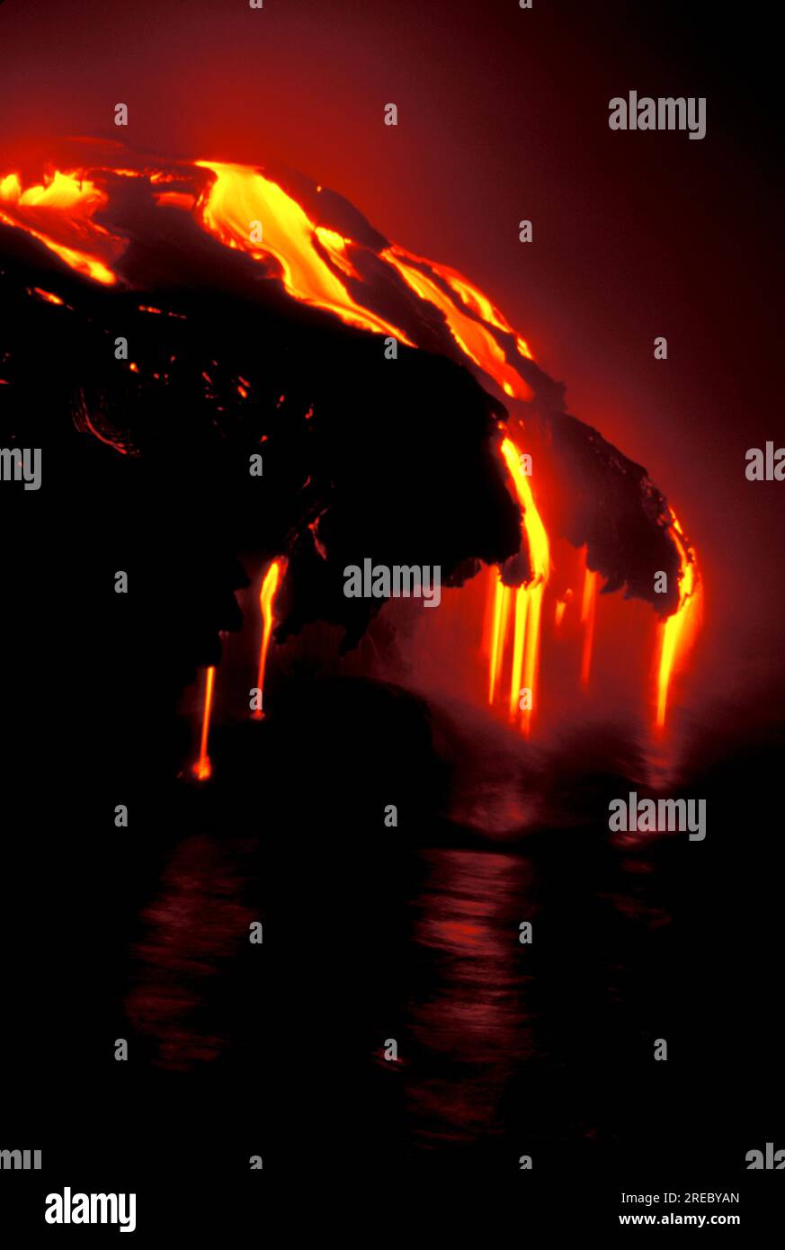 Lava flow from Kilauea, the worlds most active volcano Stock Photo Alamy