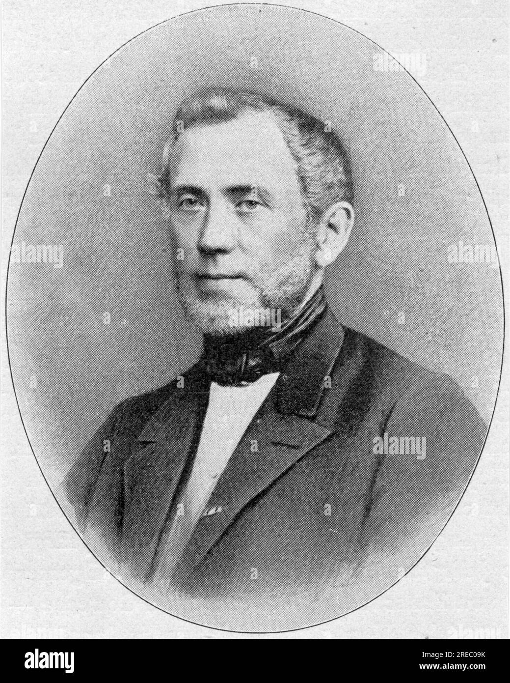 Weigel, Theodor Oswald, 1812 - 1881, German businessman (publishing), 19th century, ADDITIONAL-RIGHTS-CLEARANCE-INFO-NOT-AVAILABLE Stock Photo