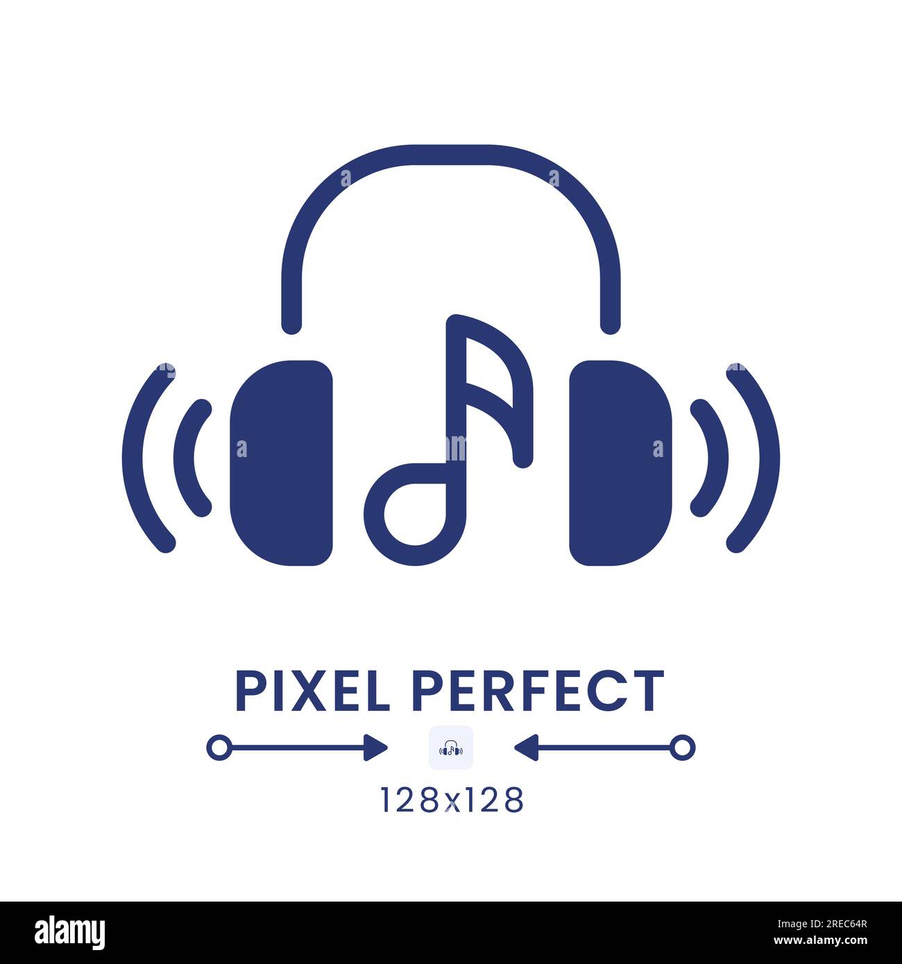 Music streaming black solid desktop icon Stock Vector Image & Art - Alamy