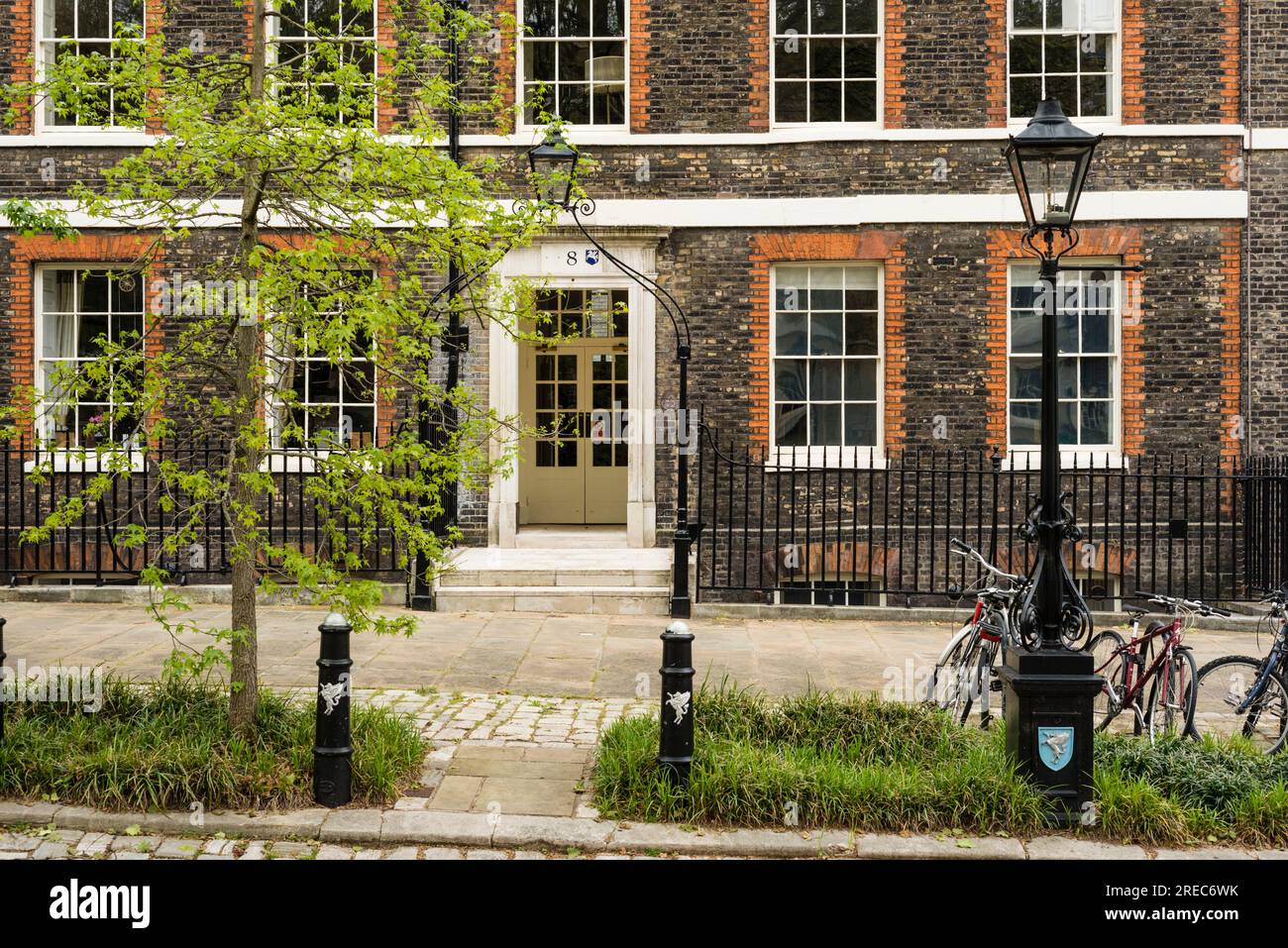 King's Bench Walk, Inner Temple, Barristers' chambers building, London, UK Stock Photo