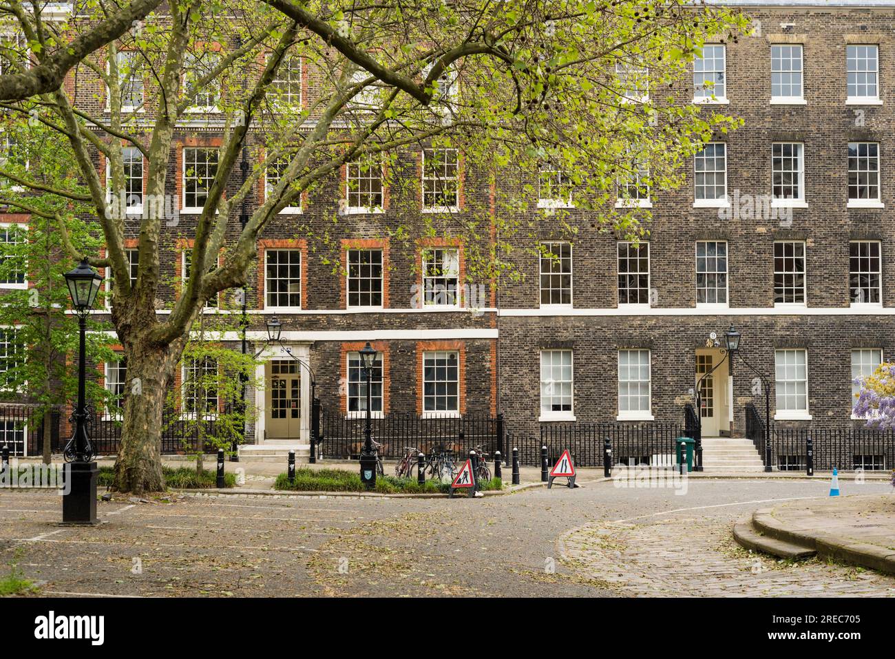 King's Bench Walk, Inner Temple, Barristers' chambers building, London, UK Stock Photo