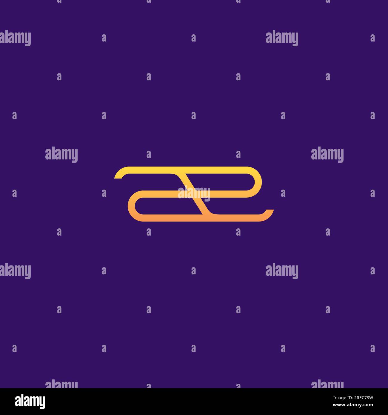 AE Logo Design. Letter AE Icon Vector Stock Vector