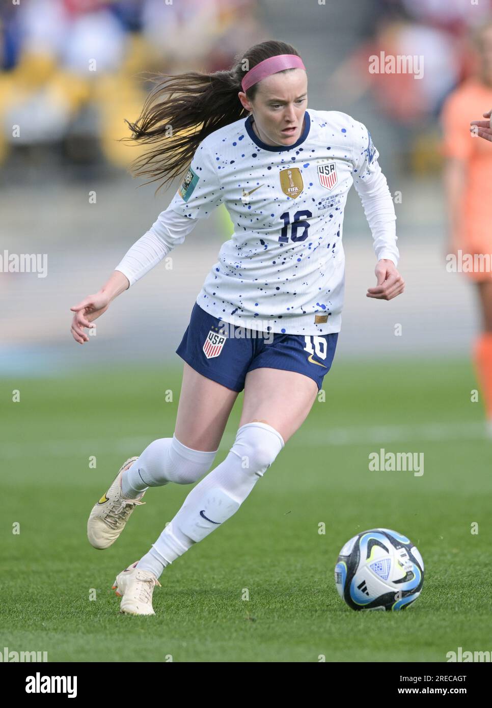 Wellington, New Zealand. 27th July, 2023. Rosemary Kathleen Lavelle of the USA Women soccer team