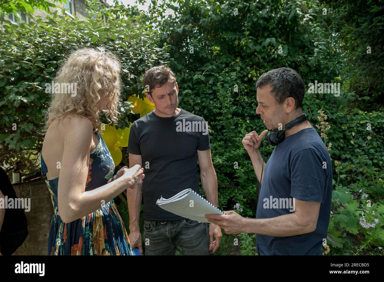Film director crew in headphones hi-res stock photography and images ...