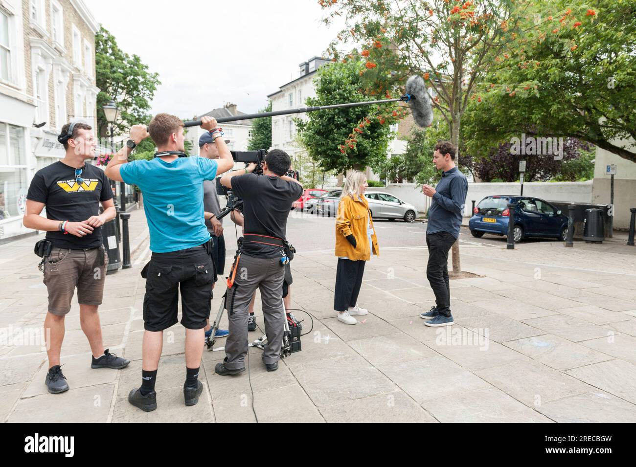 Filming actor set camera hi-res stock photography and images - Alamy