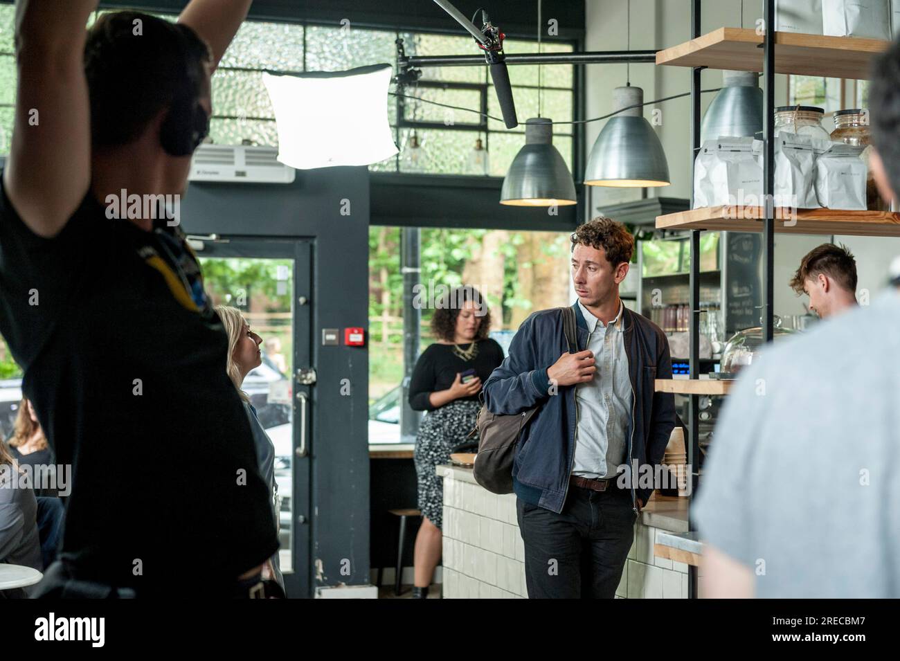 Col Spector Film crew on location in Hampstead London for film by Cole Spector, I'm ...