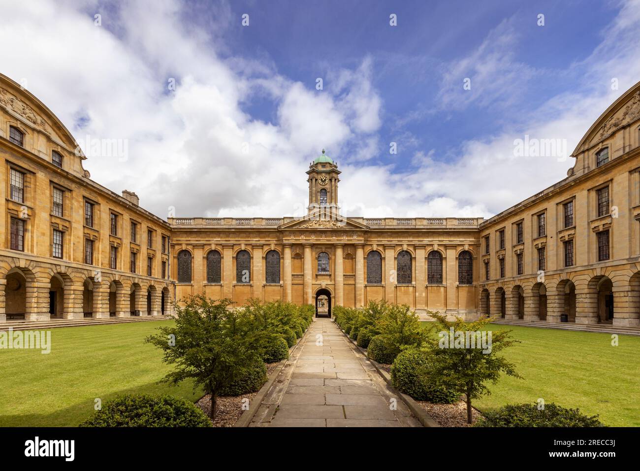 Queen's College, part of University of Oxford, Oxfordshire, England Stock Photo