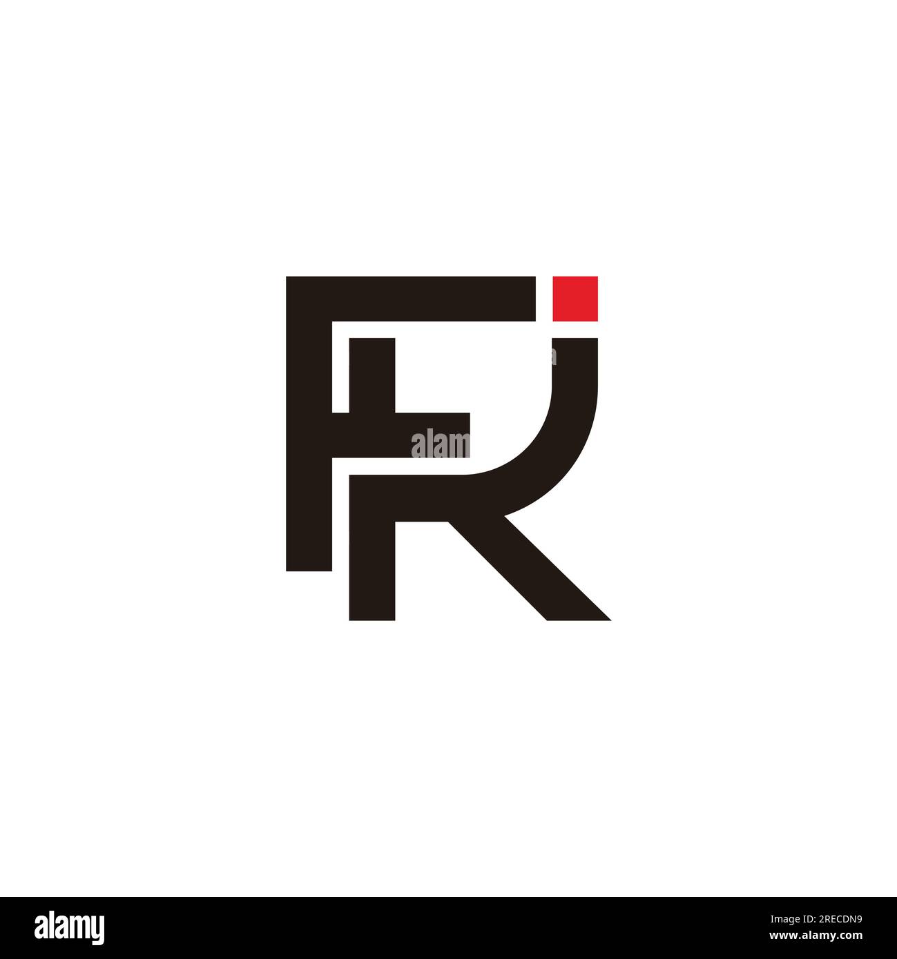 letter fk linked colorful logo vector Stock Vector Image & Art - Alamy