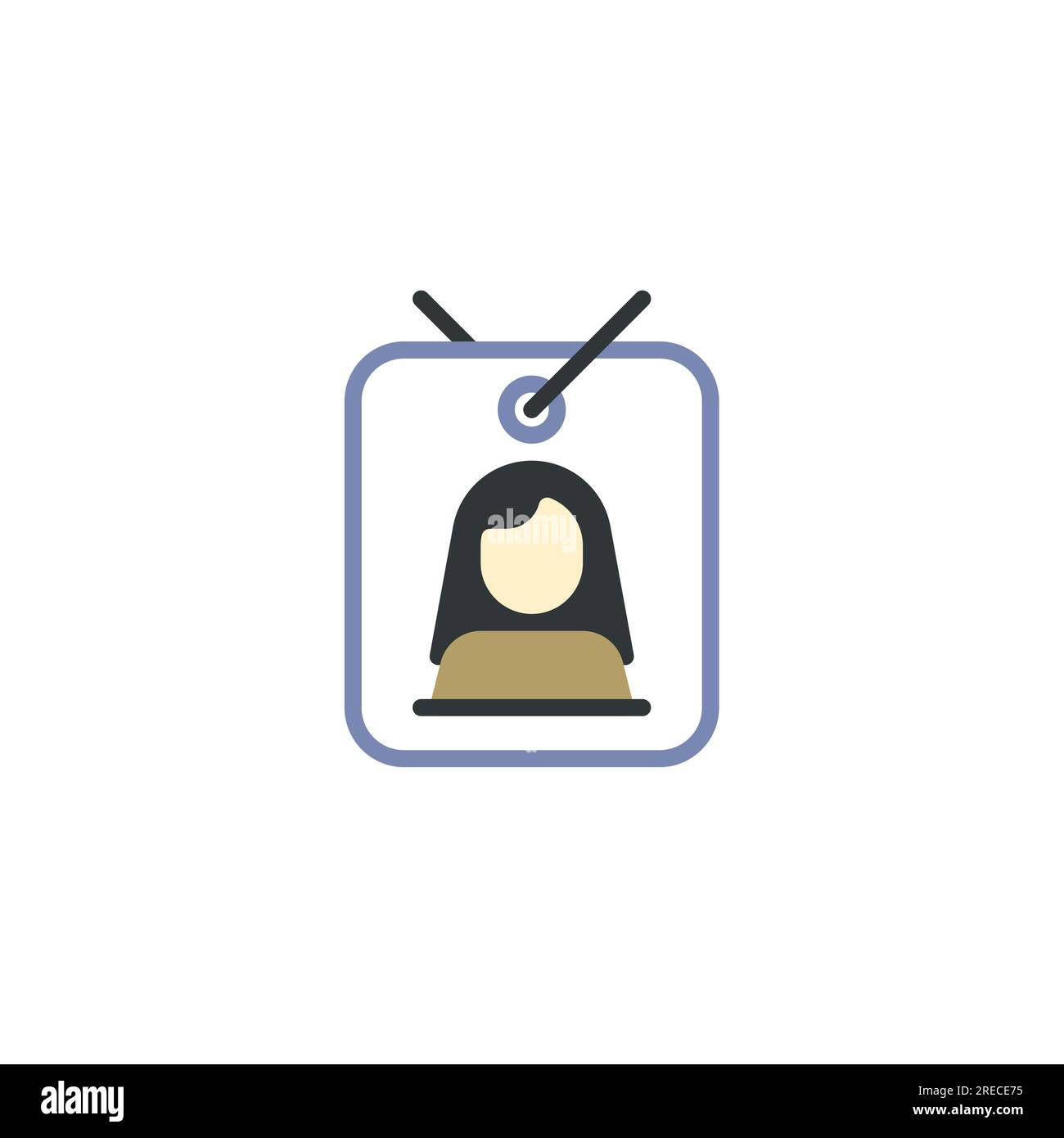Creating a Professional Card ID Profile for Networking Stock Vector