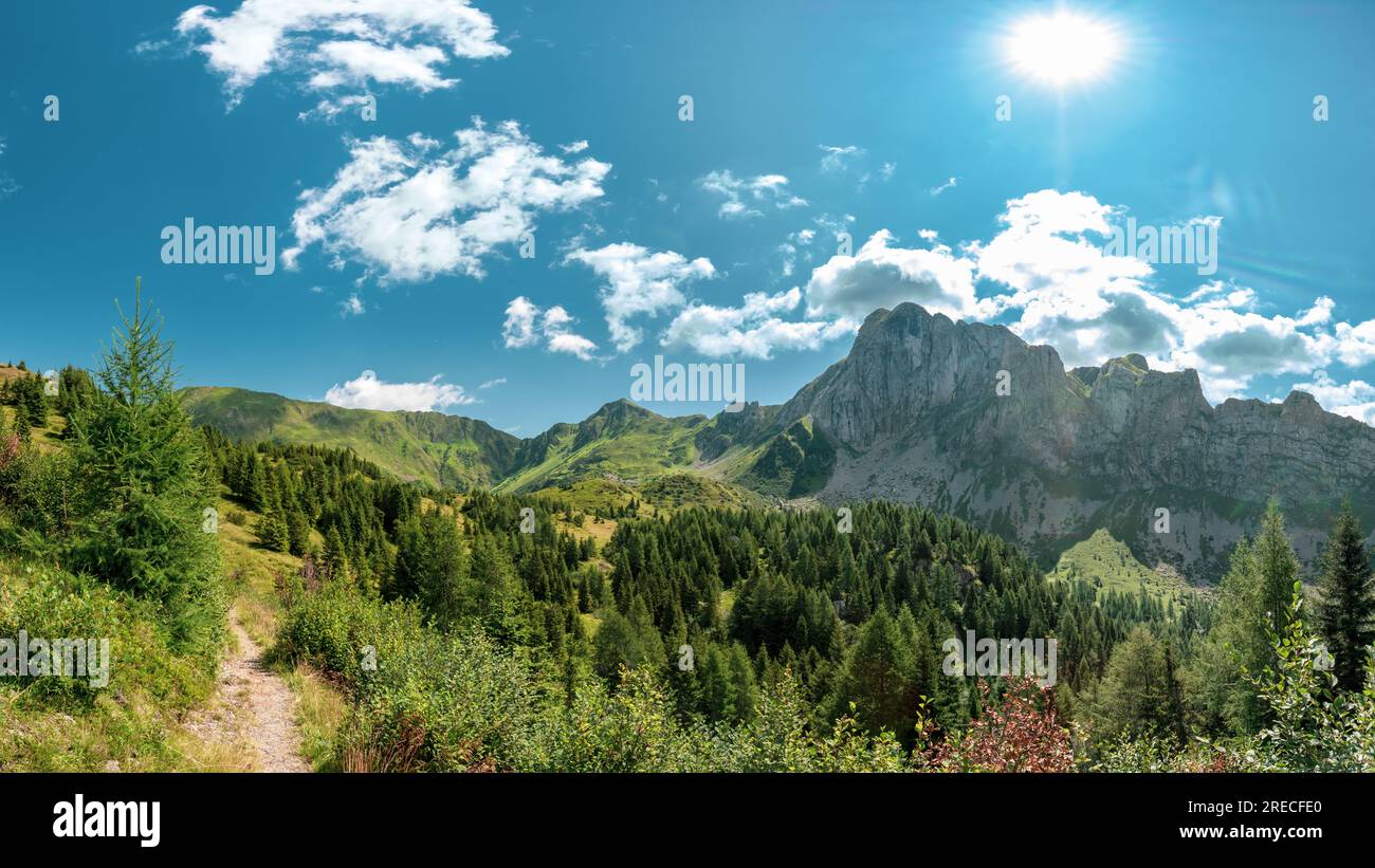 Summer day in the alps of Friuli Venezia-Giulia, Italy Stock Photo - Alamy