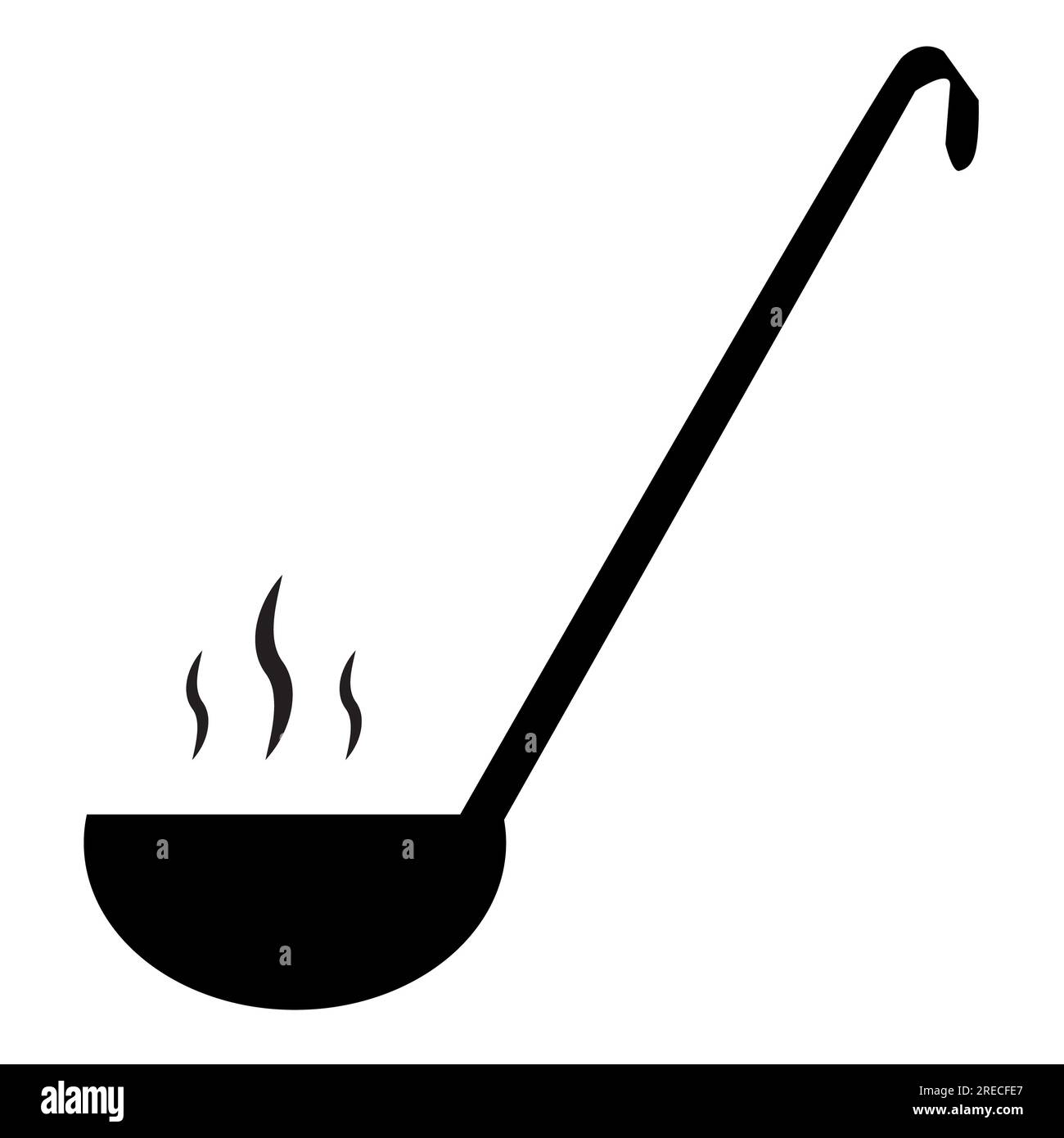 Kitchen ladle icon. Soup ladle sign. flat style Stock Photo Alamy