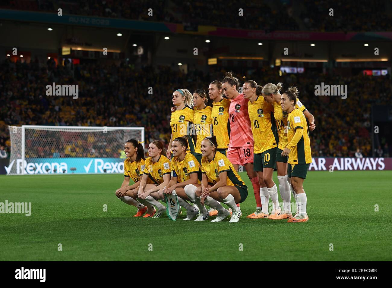 Brisbane, Australia. 27th July, 2023. Australia team photo during the