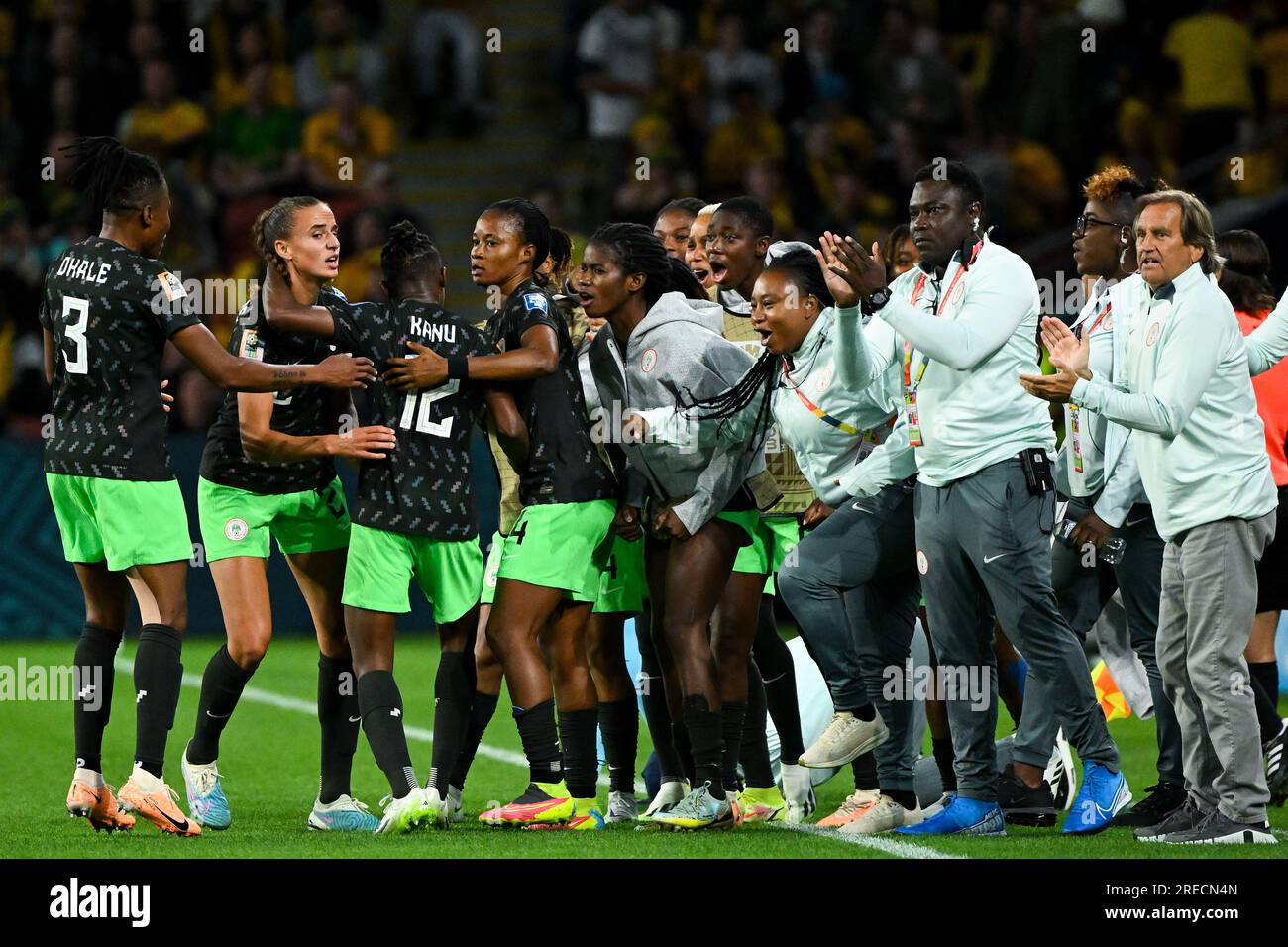 Brisbane, Australia. 27th July, 2023. Uchenna Kanu of Nigeria ...
