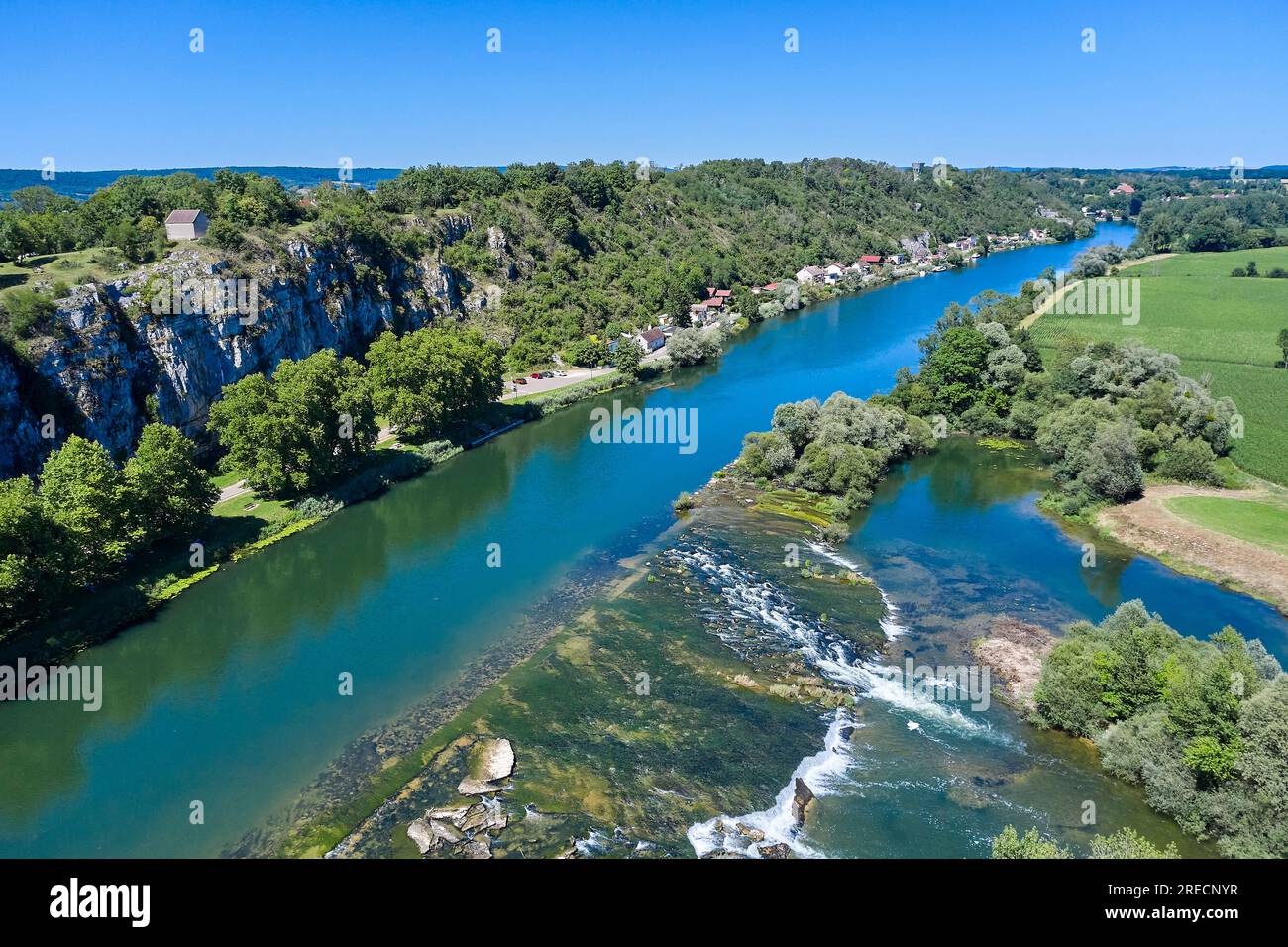Canalization of the river doubs hi-res stock photography and images - Alamy