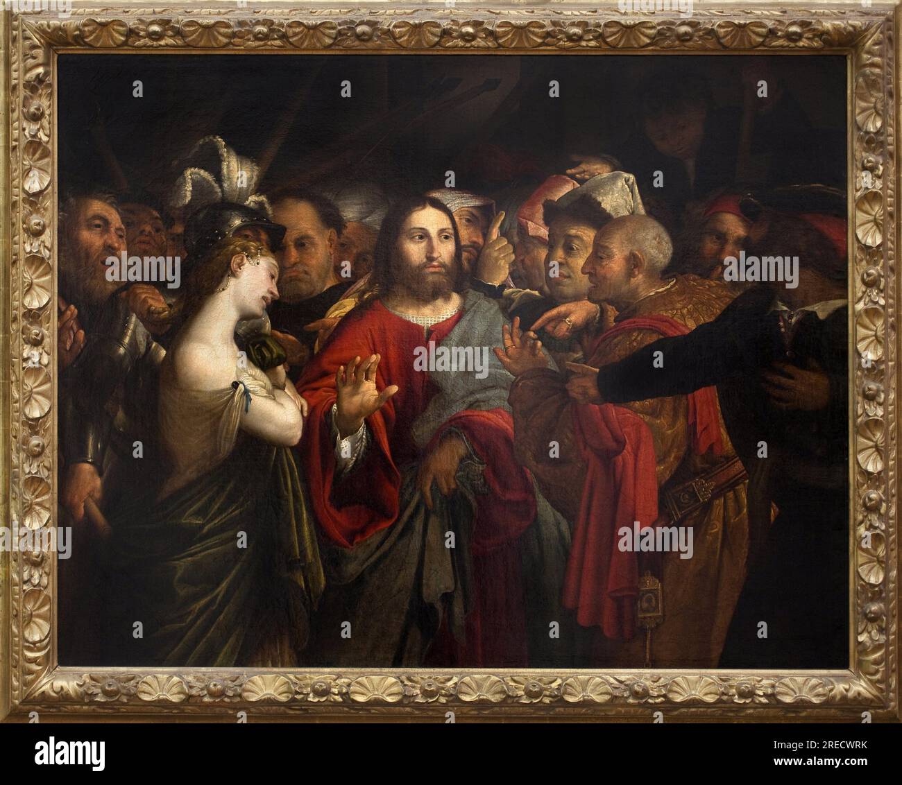 Tableau Toile 'Vénus Et Cupidon' De Lorenzo Lotto - Reproduction Sur Cadre, Prêt à Accrocher