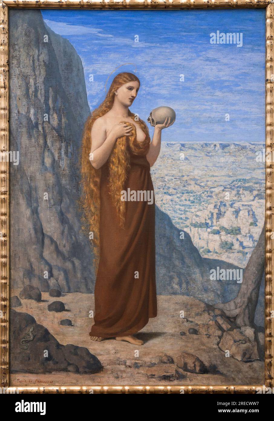Mary magdalene in the desert 1869 hi-res stock photography and images ...