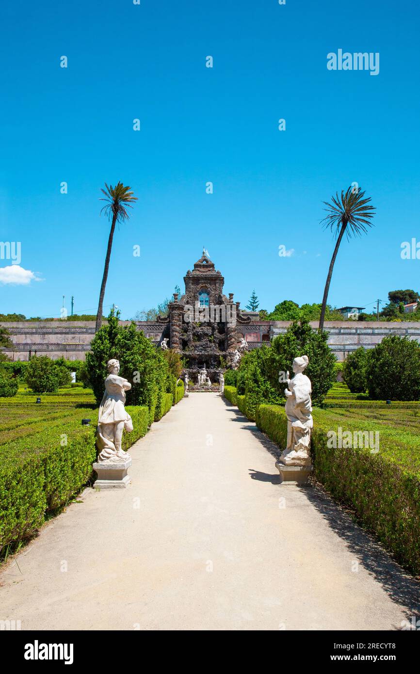 Portugal, Cascade Gardens of Quinta Real de Caxias (Jardins da Cascata ...