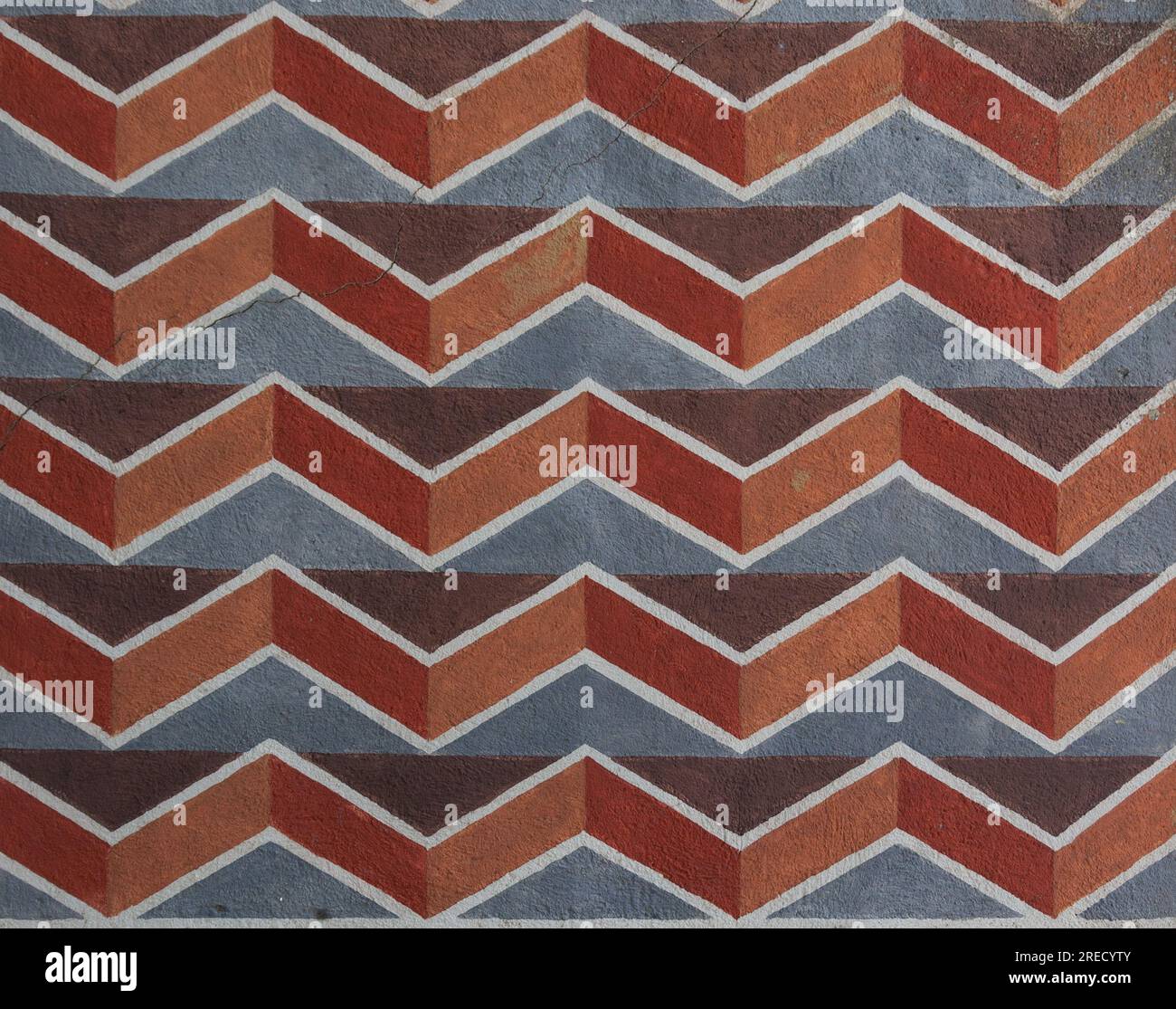 Zigzag pattern textured background, geometric Stock Photo