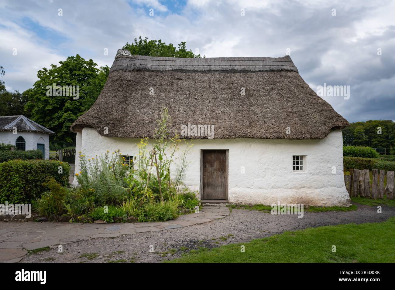 Nantwallter Cottage, St. Fagans National Museum of History, Cardiff, Wales, UK Stock Photo