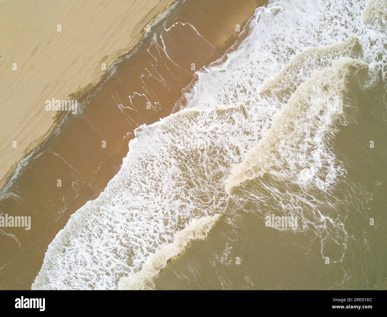 During a meeting with a client at Scheveningen beach I took my DJI and had a quick flight along the coast. Stock Photo