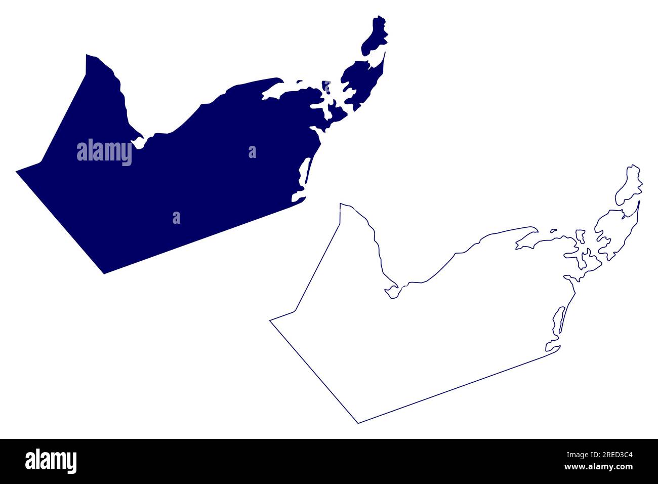 Gloucester County Canada New - Gloucester County Canada New Brunswick Province North America Map Vector Illustration Scribble Sketch Gloucester Map 2RED3C4
