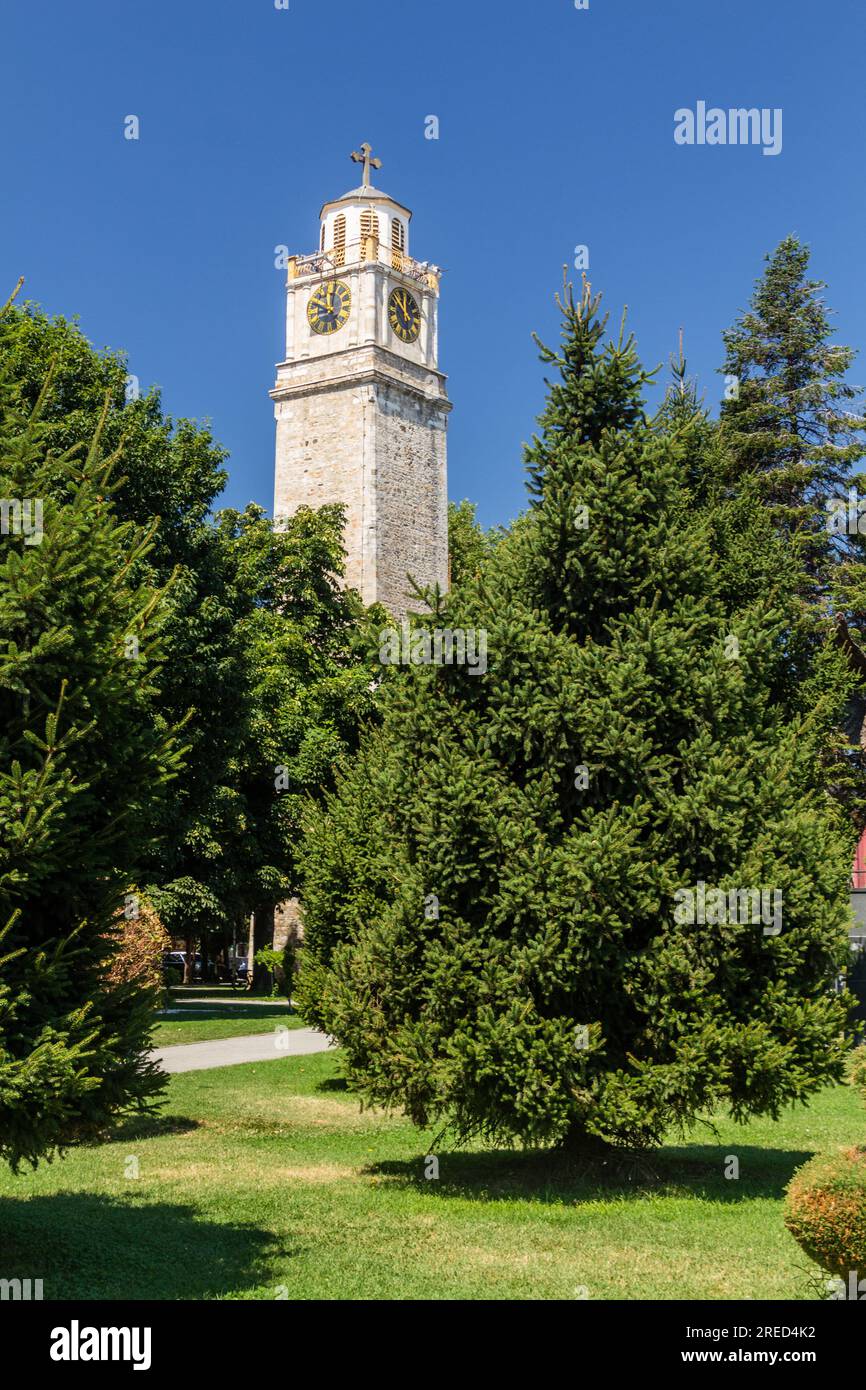 Clock Tower in Bitola, North Macedonia Stock Photo Alamy