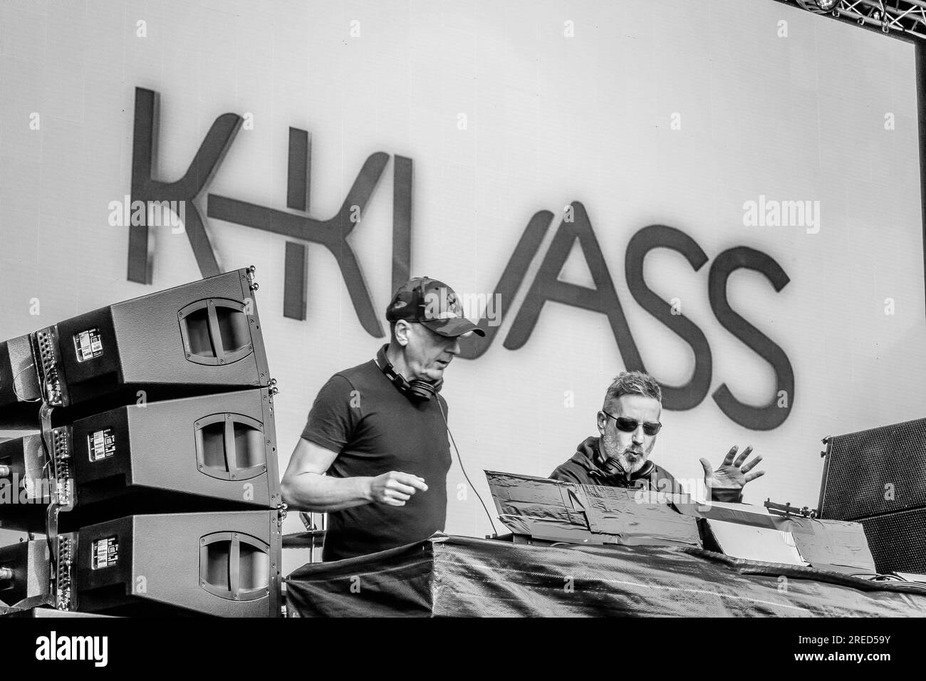 K Klass at Eirias Stadium in Colwyn Bay on 21st July 2023 Stock Photo