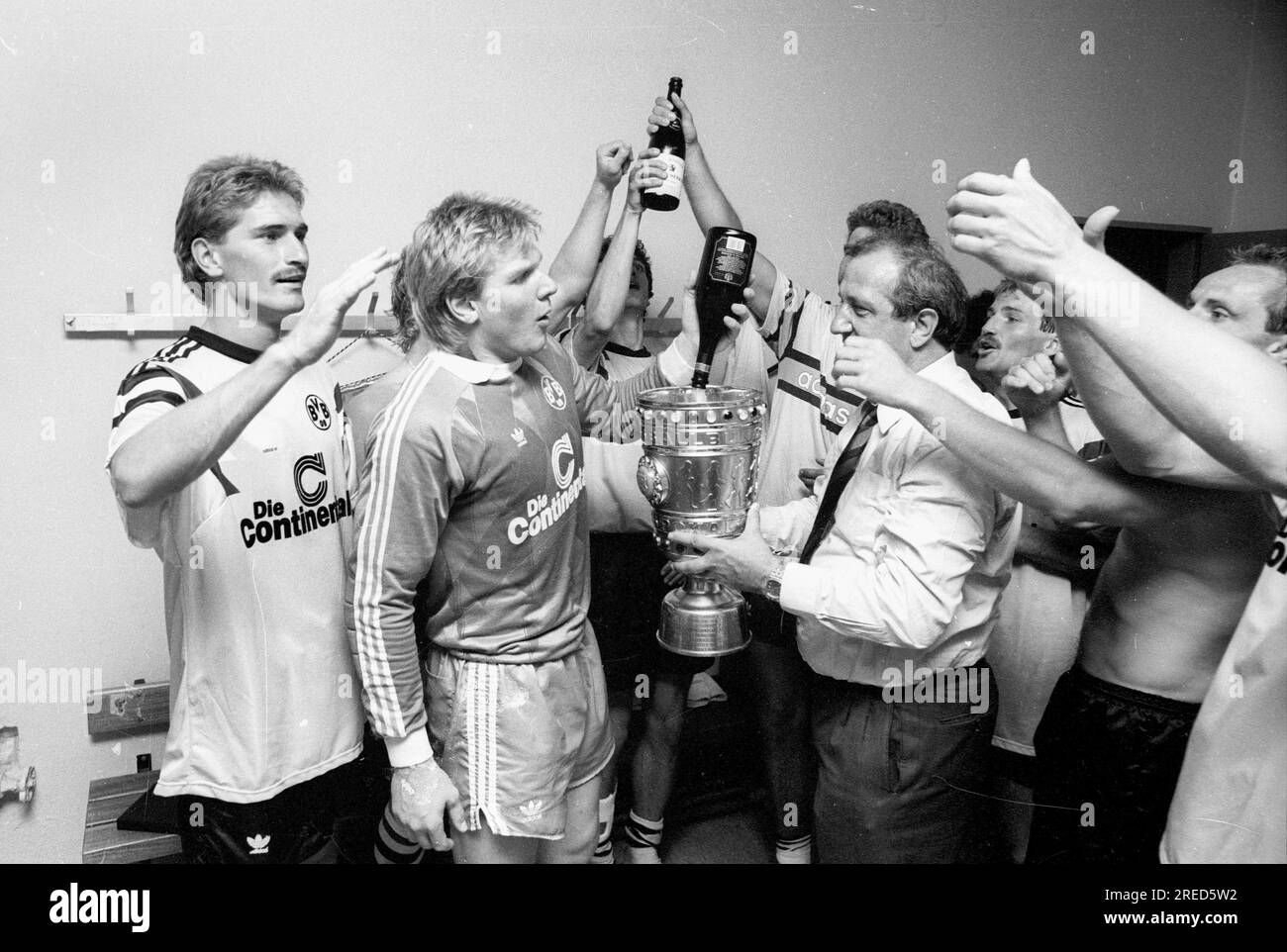 DFB Cup Final winning team Borussia Dortmund after 4:1 victory against