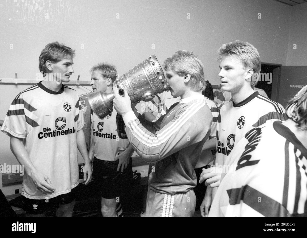 DFB Cup Final winning team Borussia Dortmund after 41 victory against