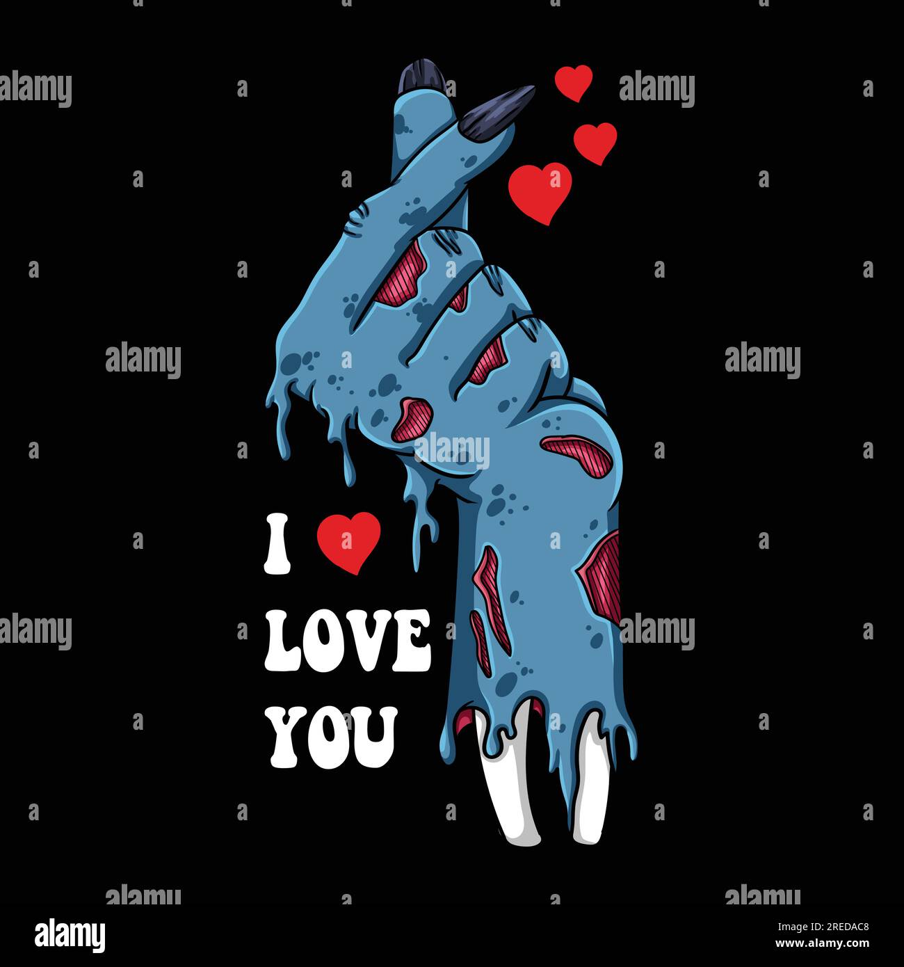 Hand zombie love vector illustration for your company or brand Stock Vector  Image & Art - Alamy