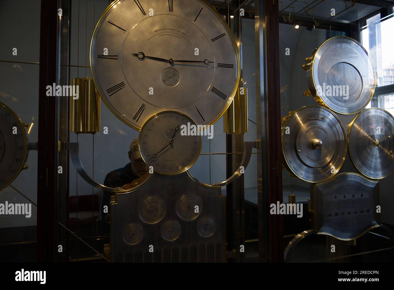 Jeans Olsen's World Clock in Copenhagen Stock Photo Alamy